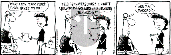 The Duplex on Wednesday October 27, 1999 Comic Strip