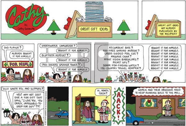 Cathy Classics on Sunday December 16, 2007 Comic Strip