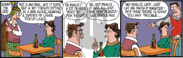 Monty on Monday February 6, 2012 Comic Strip