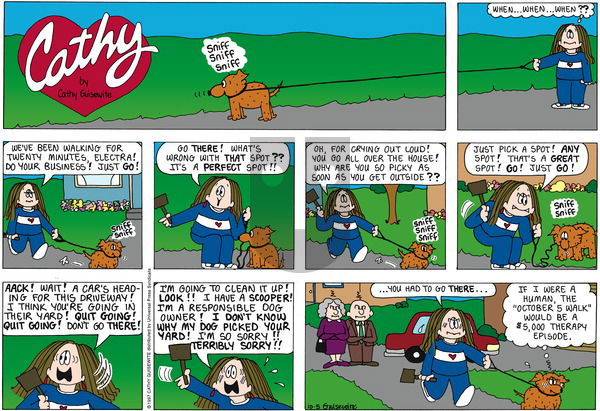 Cathy Classics on Sunday October 5, 1997 Comic Strip