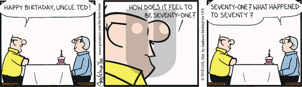 The Born Loser on Monday July 30, 2018 Comic Strip