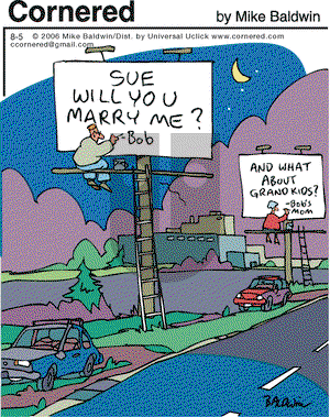 Cornered on Tuesday August 5, 2014 Comic Strip