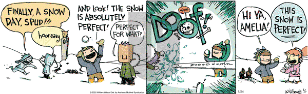 Wallace the Brave - Friday January 24, 2020 Comic Strip