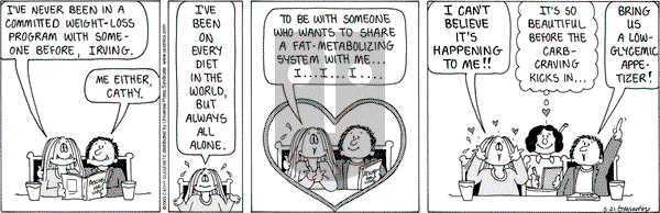 Cathy Classics on Wednesday May 21, 2025 Comic Strip