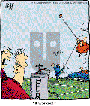 In the Bleachers on Saturday November 5, 2011 Comic Strip