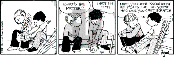 For Better or For Worse on Thursday March 12, 1981 Comic Strip