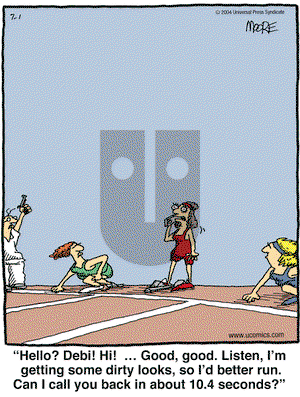 In the Bleachers on Thursday July 1, 2004 Comic Strip