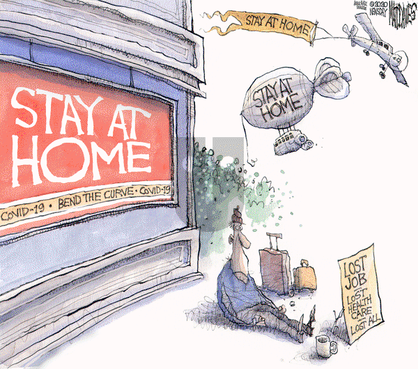 Matt Davies on Monday March 30, 2020 Comic Strip