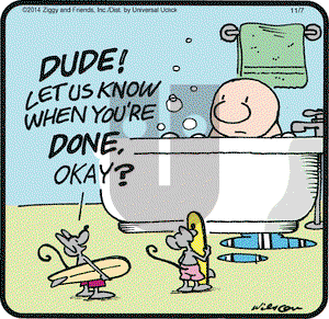 Ziggy on Friday November 7, 2014 Comic Strip
