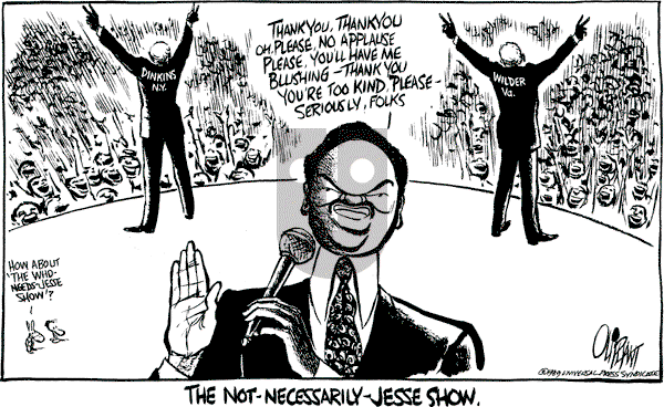 Pat Oliphant - Wednesday November 8, 1989 Comic Strip