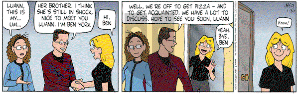Luann on Tuesday January 30, 2007 Comic Strip