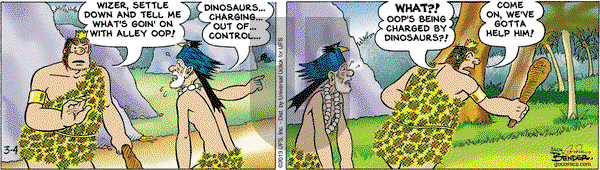 Alley Oop on Monday March 4, 2013 Comic Strip