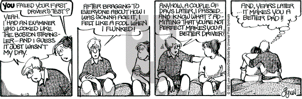 For Better or For Worse - Saturday June 13, 1992 Comic Strip