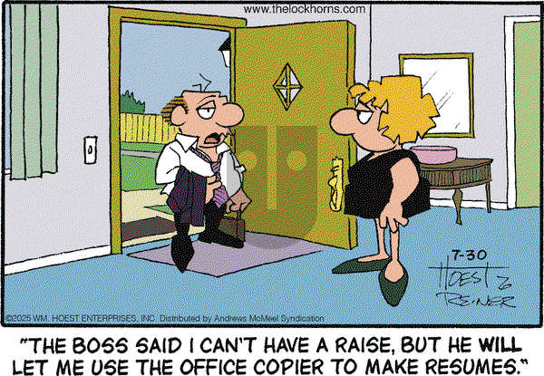 The Lockhorns on Wednesday July 30, 2025 Comic Strip
