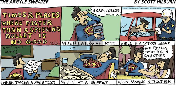 The Argyle Sweater on Sunday October 5, 2014 Comic Strip
