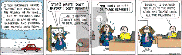 Cathy Classics - Friday February 27, 2009 Comic Strip