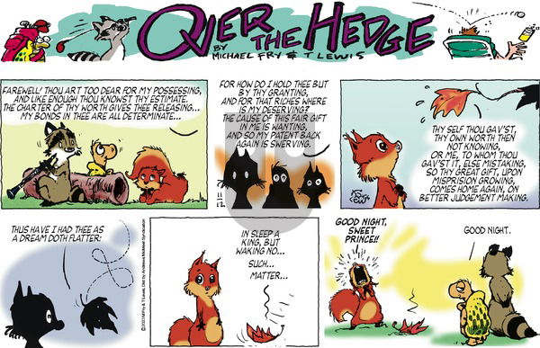 Over the Hedge - Sunday November 12, 2023 Comic Strip