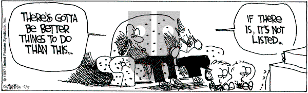 The Buckets on Friday December 5, 1997 Comic Strip