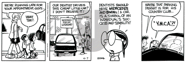 Grand Avenue on Wednesday April 7, 2004 Comic Strip