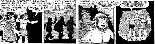Alley Oop on Tuesday October 5, 1999 Comic Strip