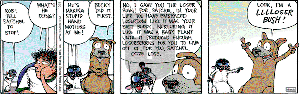 Get Fuzzy on Thursday October 28, 2010 Comic Strip