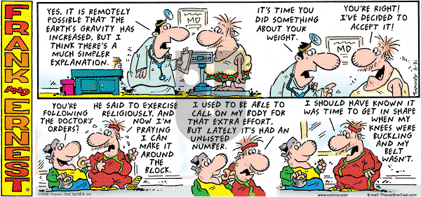 Frank and Ernest on Sunday August 31, 2008 Comic Strip