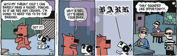 Pooch Cafe on Tuesday August 16, 2016 Comic Strip