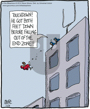 In the Bleachers on Thursday November 15, 2012 Comic Strip