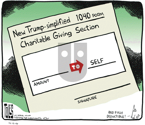 Tom Toles on Monday December 12, 2016 Comic Strip