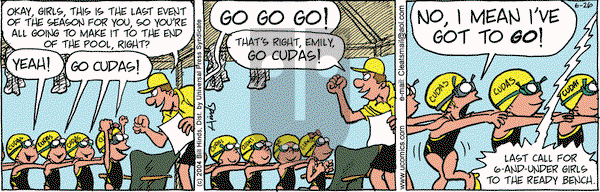 Cleats on Wednesday July 7, 2004 Comic Strip