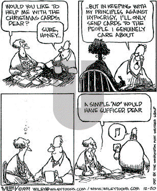 Non Sequitur on Monday December 20, 1999 Comic Strip