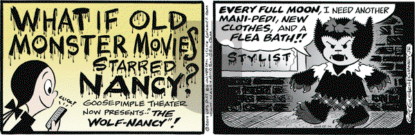 Nancy on Saturday October 25, 2014 Comic Strip
