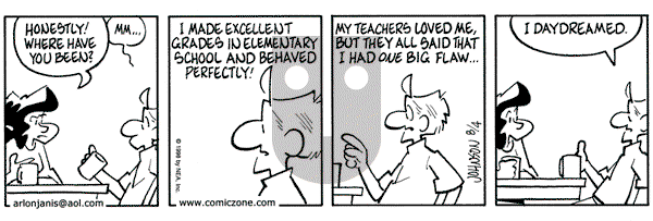 Arlo and Janis on Friday October 16, 1998 Comic Strip