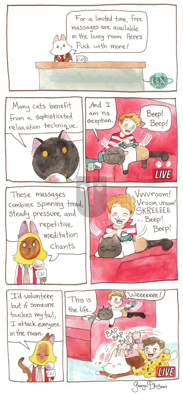 Breaking Cat News on Thursday April 14, 2016 Comic Strip