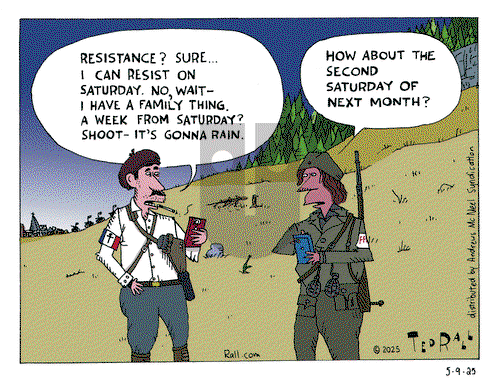 Ted Rall on Monday May 12, 2025 Comic Strip