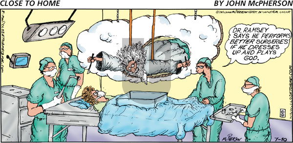 Close to Home - Sunday July 10, 2011 Comic Strip