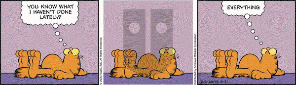 Garfield on Monday March 31, 2025 Comic Strip