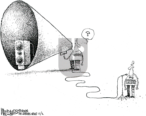 Matt Davies on Monday November 1, 2004 Comic Strip