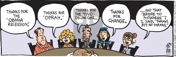 La Cucaracha on Thursday November 27, 2008 Comic Strip