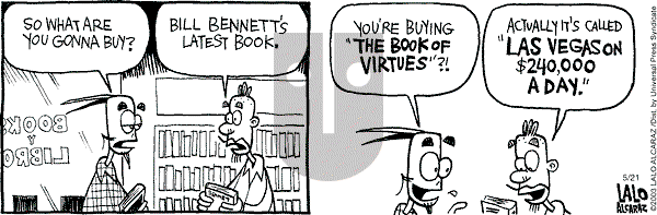 La Cucaracha on Wednesday May 21, 2003 Comic Strip