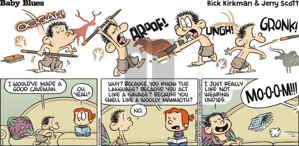 Baby Blues on Sunday March 30, 2025 Comic Strip