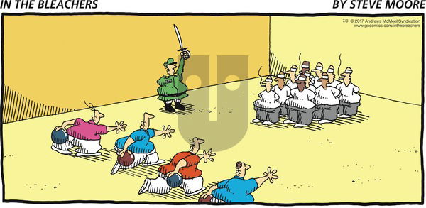 In the Bleachers on Sunday July 9, 2017 Comic Strip