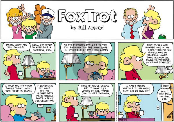FoxTrot on Sunday May 12, 2002 Comic Strip