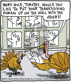 The Argyle Sweater on Thursday November 26, 2015 Comic Strip