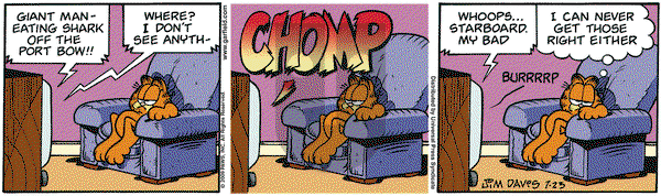 Garfield on Thursday July 23, 2009 Comic Strip