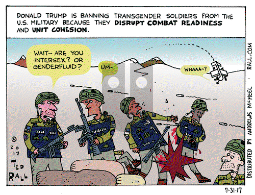 Ted Rall on Monday July 31, 2017 Comic Strip
