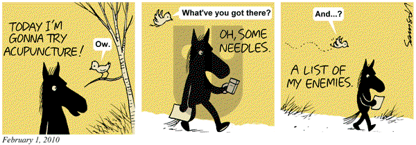 Dark Side of the Horse on Tuesday March 29, 2011 Comic Strip