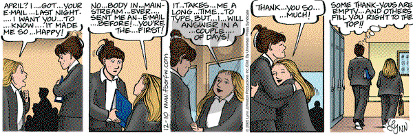 For Better or For Worse on Saturday December 10, 2005 Comic Strip