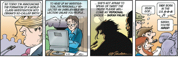 Doonesbury - Wednesday April 20, 2011 Comic Strip