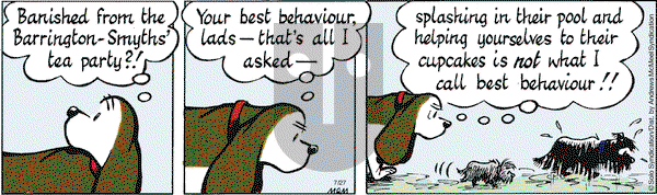 Fred Basset on Friday July 27, 2018 Comic Strip